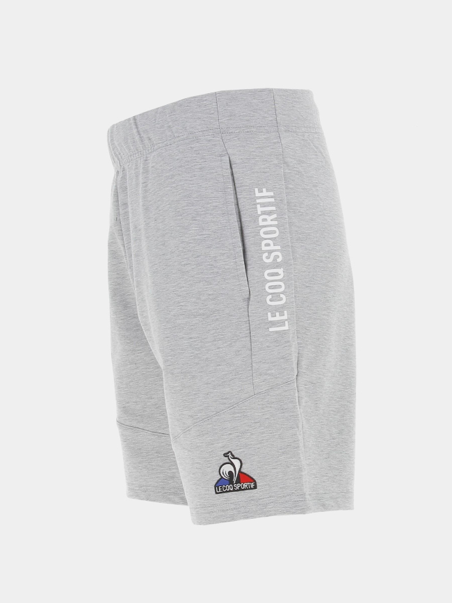 Short jogging essential regular gris chiné homme - Le Coq Sportif