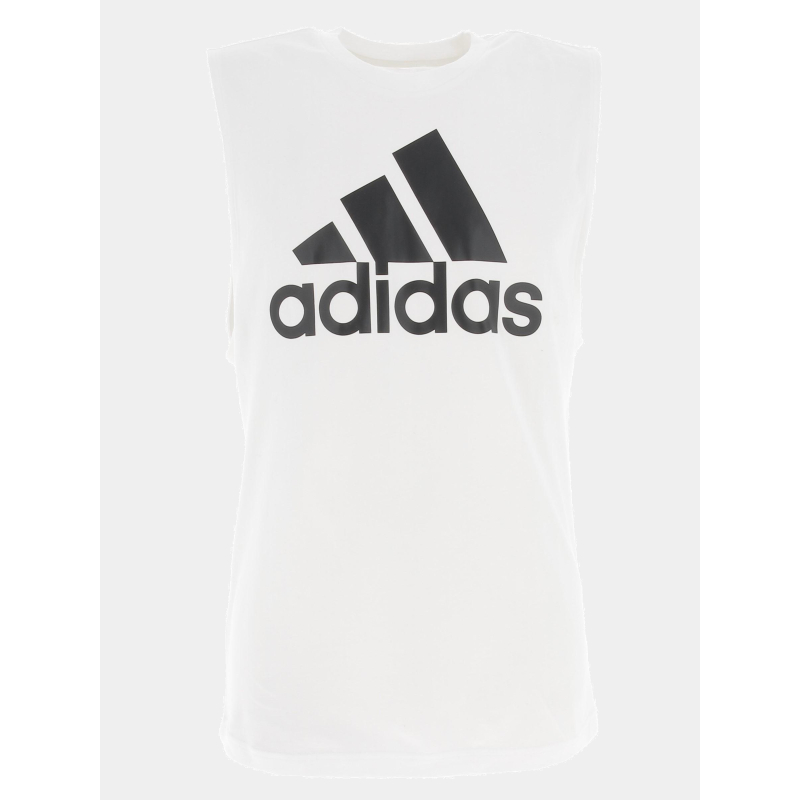Débardeur de sport trefoil blanc homme - Adidas