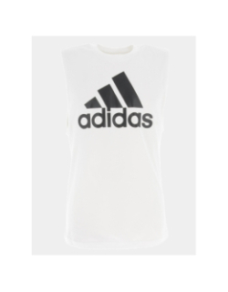 Débardeur de sport trefoil blanc homme - Adidas