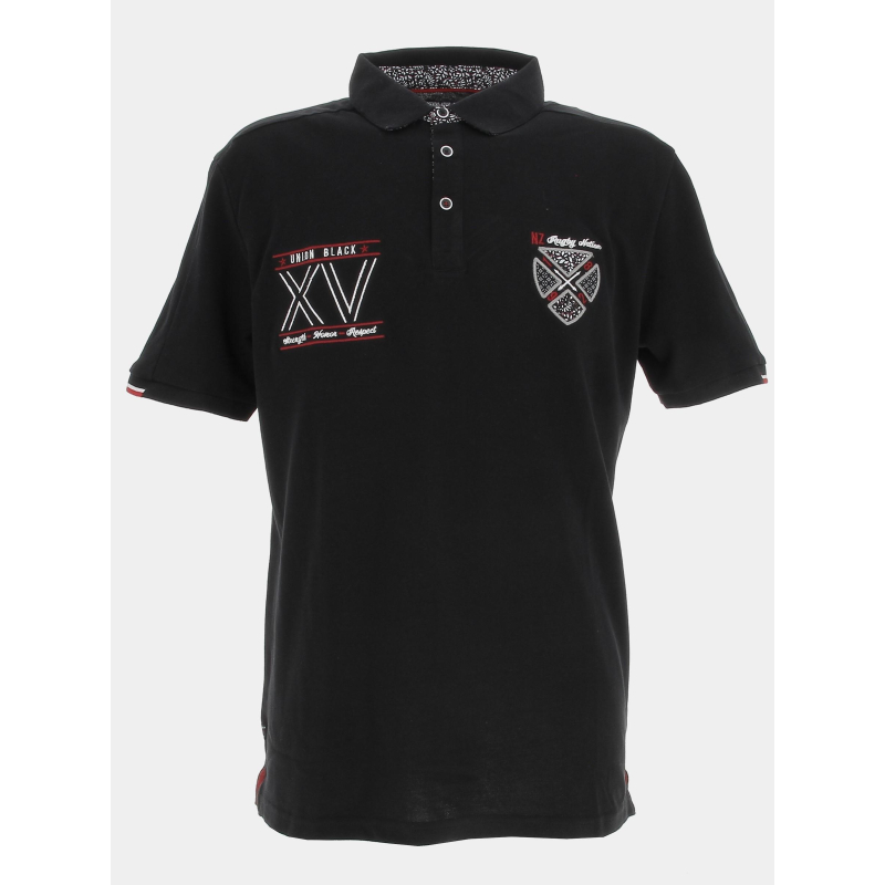 Polo de rugby try noir homme - Union Black