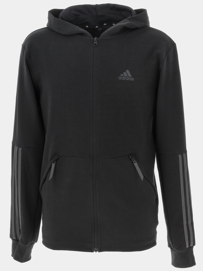 Sweat à capuche motion noir homme - Adidas