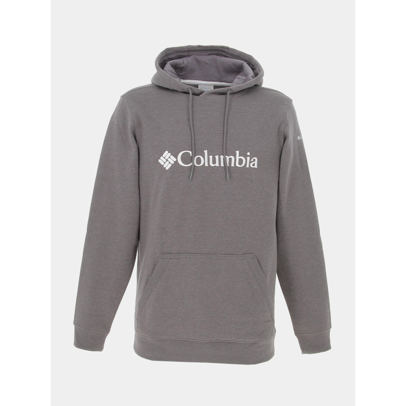 Sweat à capuche basic logo gris homme - Columbia