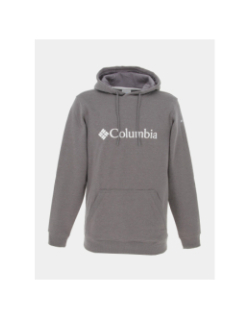 Sweat à capuche basic logo gris homme - Columbia