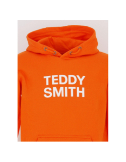 Sweat à capuche siclass orange garçon - Teddy Smith