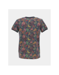 T-shirt signature à fleurs multicolore homme - Benson & Cherry