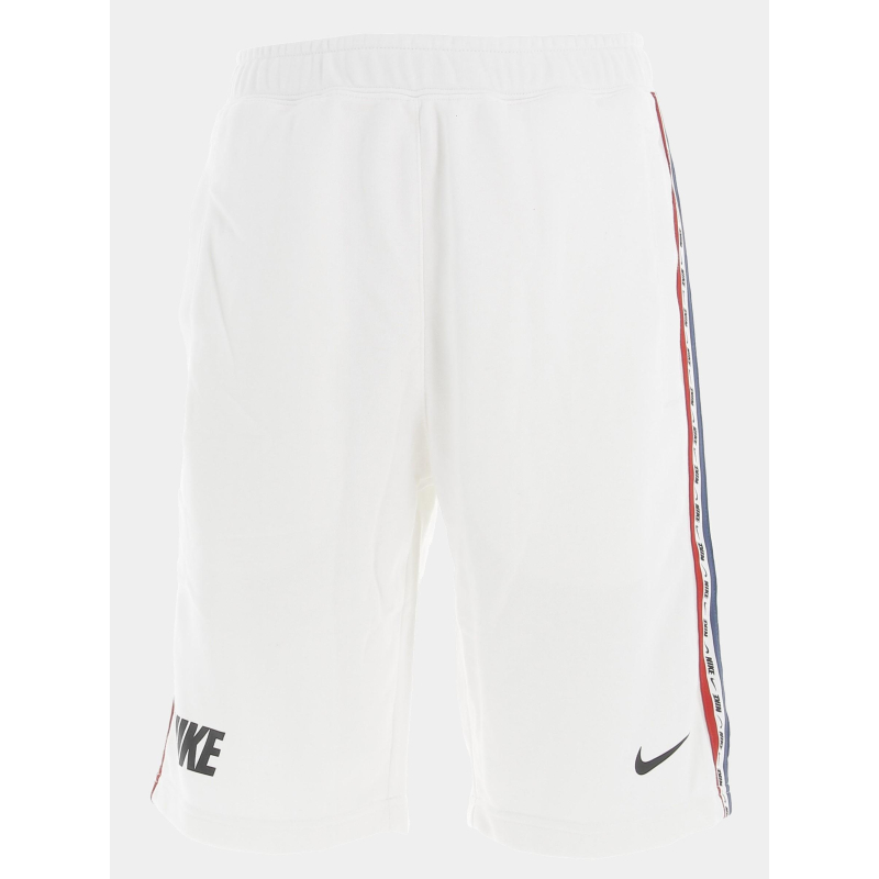 Short de sport repeat blanc homme - Nike