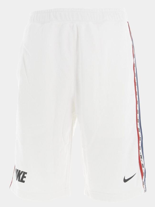 Short de sport repeat blanc homme - Nike