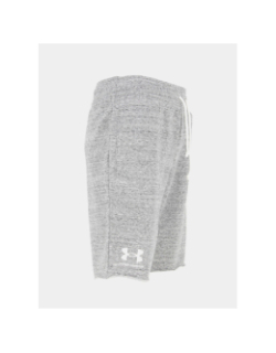 Short rival terry gris chiné homme - Under Armour