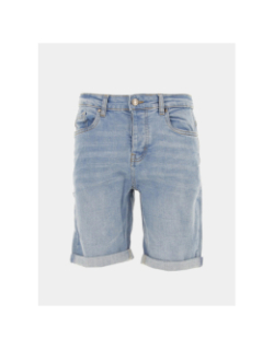 Short en jean kurt bleu clair homme - Deeluxe