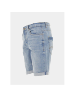 Short en jean kurt bleu clair homme - Deeluxe