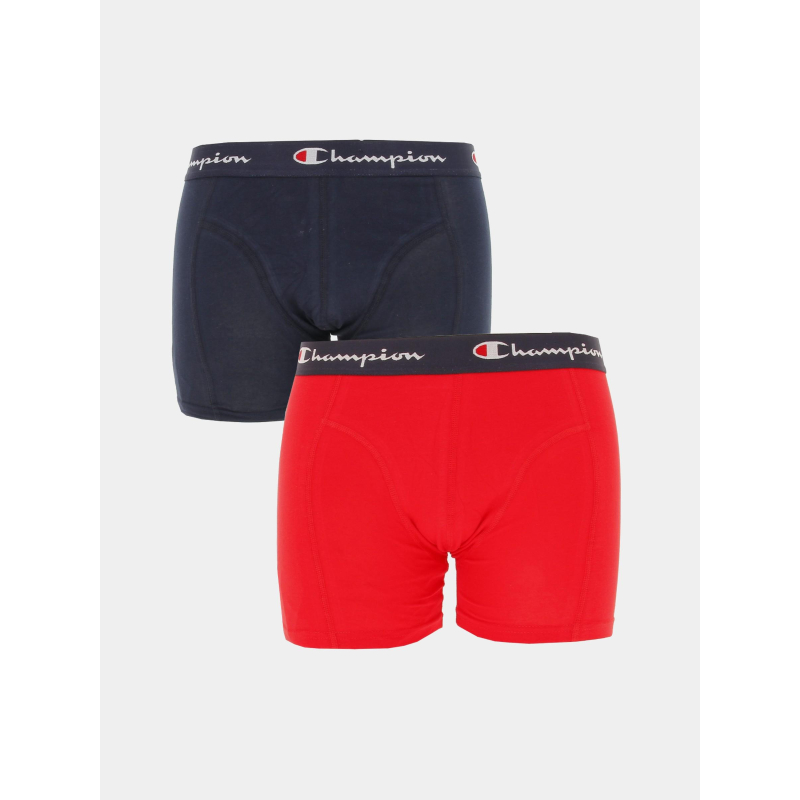 Pack 2 boxers authentic bleu marine homme - Champion