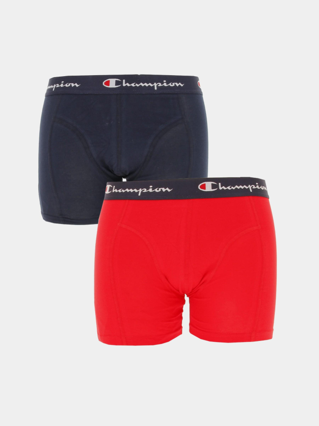 Pack 2 boxers authentic bleu marine homme - Champion