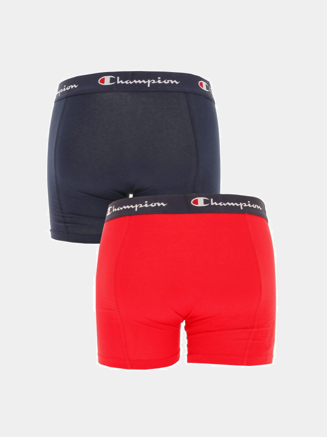 Pack 2 boxers authentic bleu marine homme - Champion