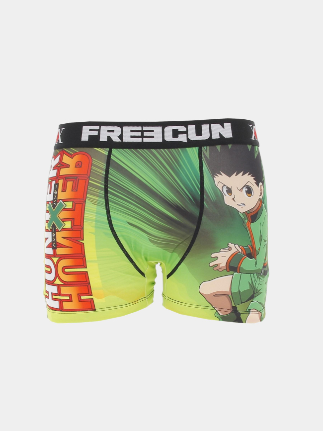 Boxer hunter x hunter vert homme - Freegun