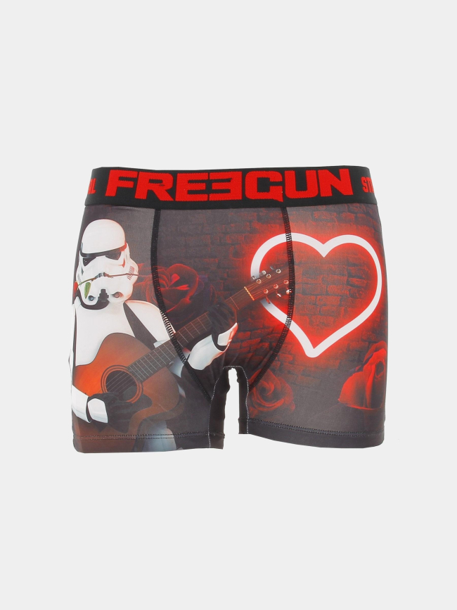 Boxer stormtrooper noir rouge homme - Freegun