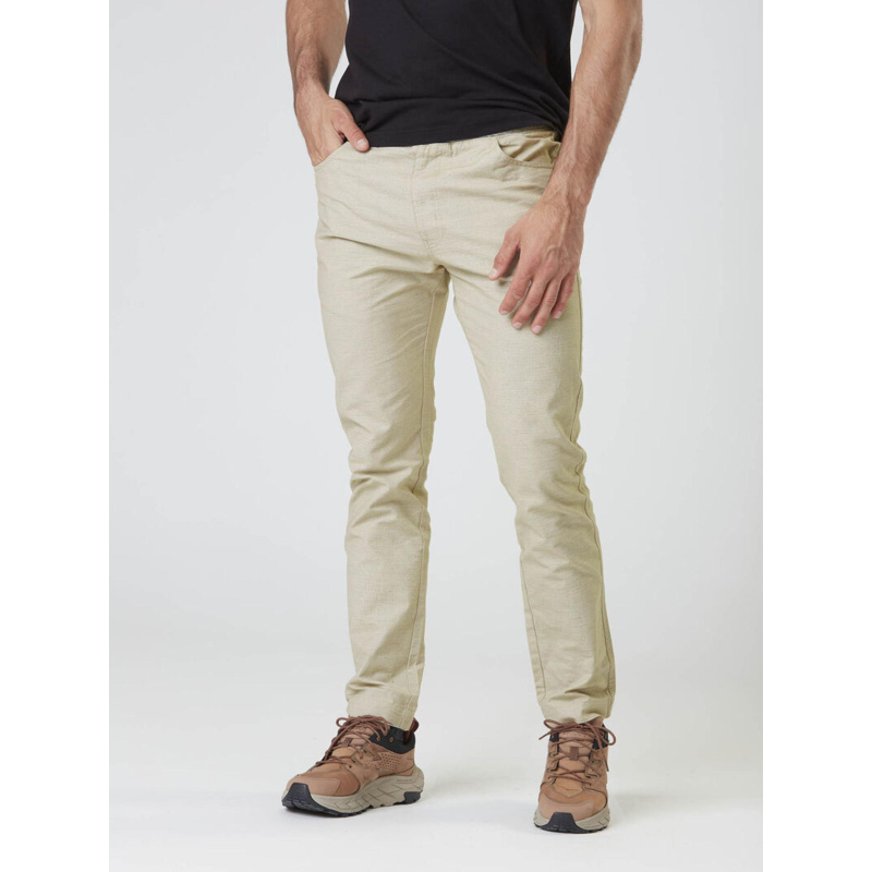 Pantalon chino crusy beige chiné homme - Picture