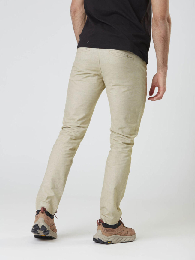 Pantalon chino crusy beige chiné homme - Picture