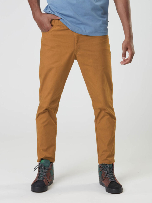 Pantalon chino dalaro marron homme - Picture