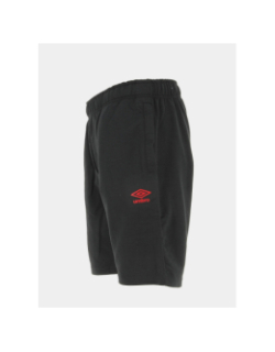 Short jogging logo rouge noir homme - Umbro