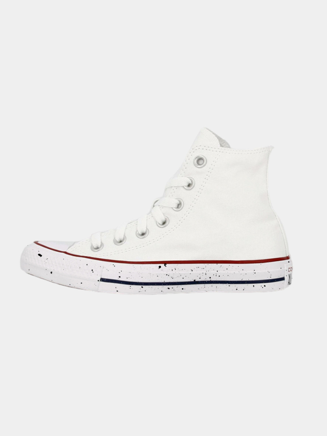 Converse montantes chuck taylor paint splatter blanc - Converse