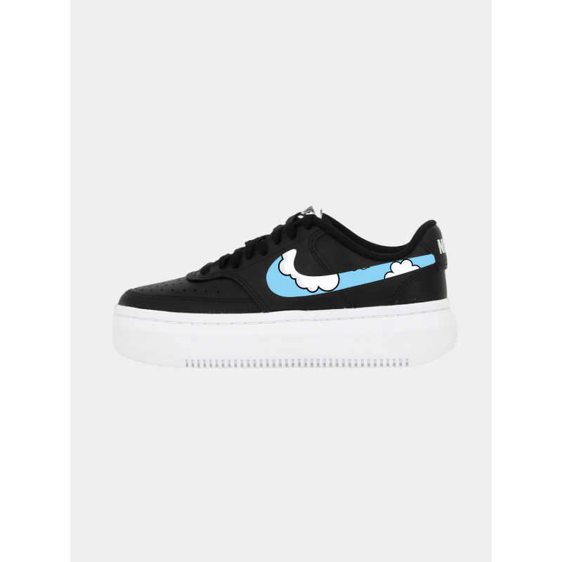 Court vision alta baskets compensées nuage noir femme - Nike