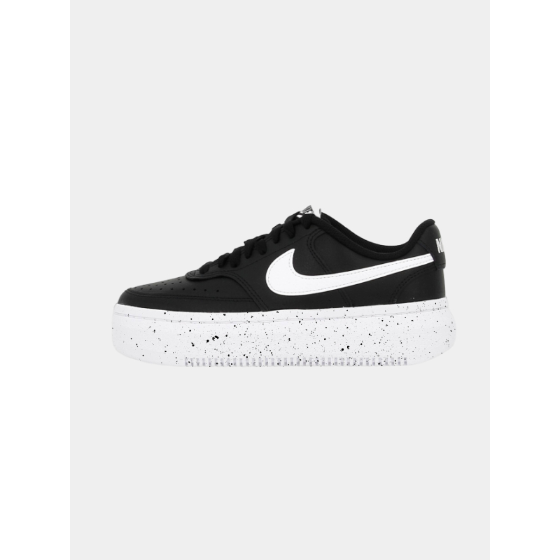 Court vision alta baskets compensées paint splatter noir femme - Nike