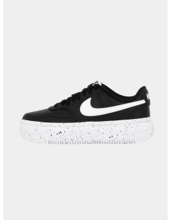 Court vision alta baskets compensées paint splatter noir femme - Nike