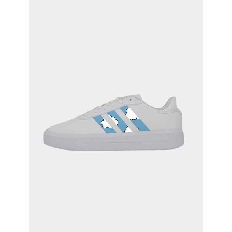 Baskets court platform custom nuage blanc femme - Adidas