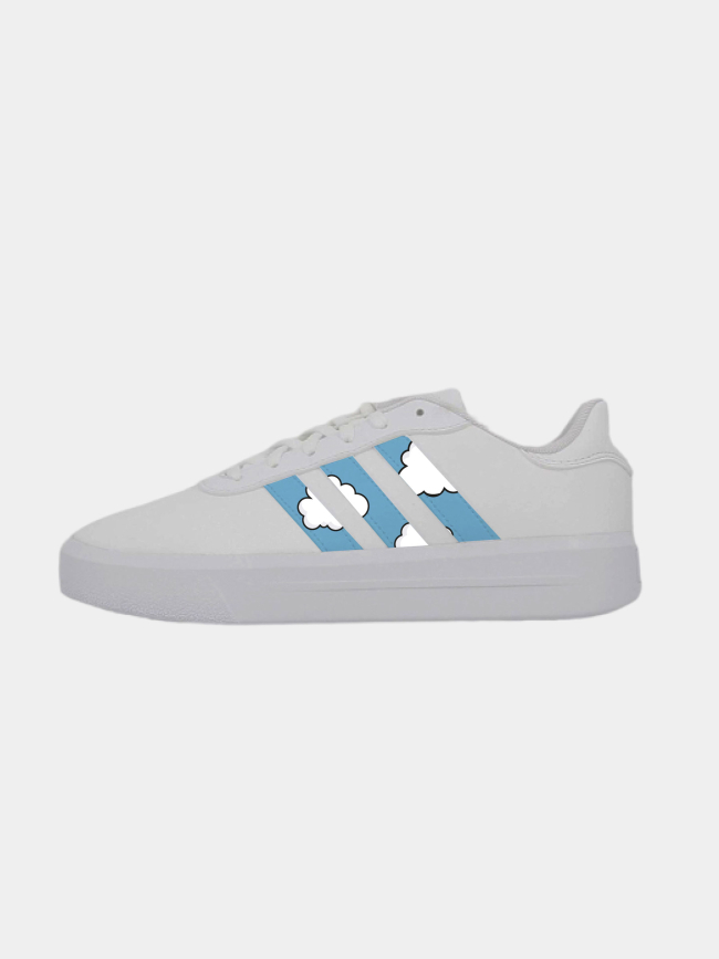 Baskets court platform custom nuage blanc femme - Adidas