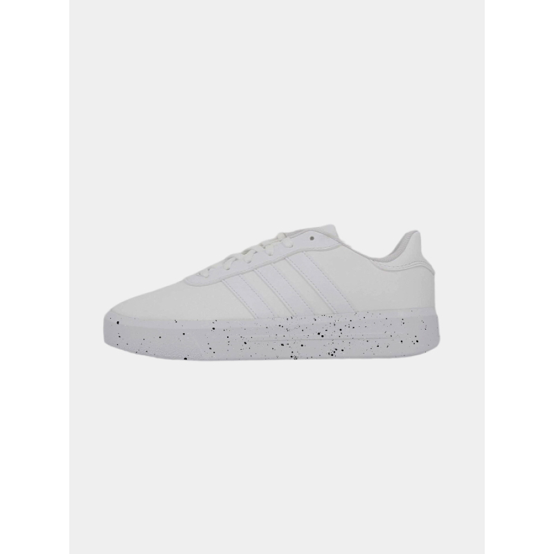 Baskets court platform paint splatter blanc femme - Adidas