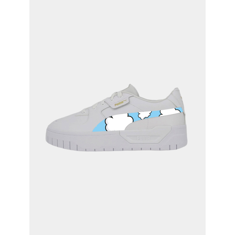 Baskets cali dream custom nuage blanc femme - Puma