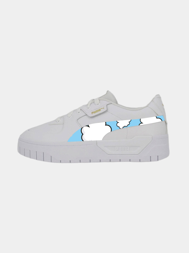 Baskets cali dream custom nuage blanc femme - Puma