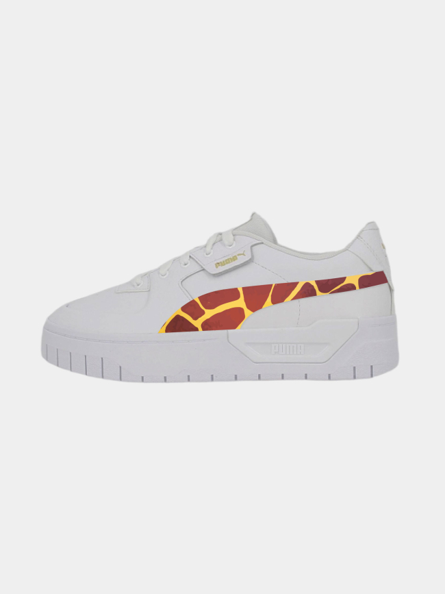 Baskets cali dream custom girafe blanc femme - Puma