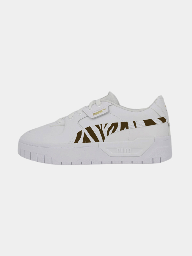 Baskets cali dream custom zèbre blanc femme - Puma