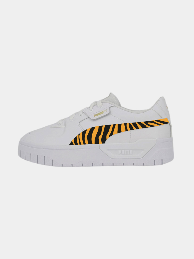 Baskets cali dream custom tigre blanc femme - Puma