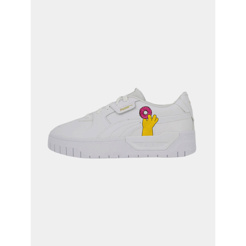 Baskets cali dream custom donut homer blanc femme - Puma