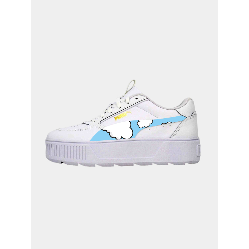 Baskets compensées karmen rebelle nuage blanc femme - Puma