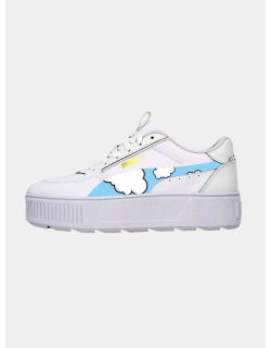 Baskets compensées karmen rebelle nuage blanc femme - Puma