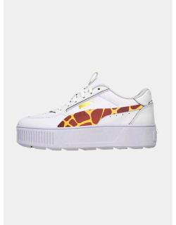 Baskets compensées karmen rebelle girafe blanc femme - Puma