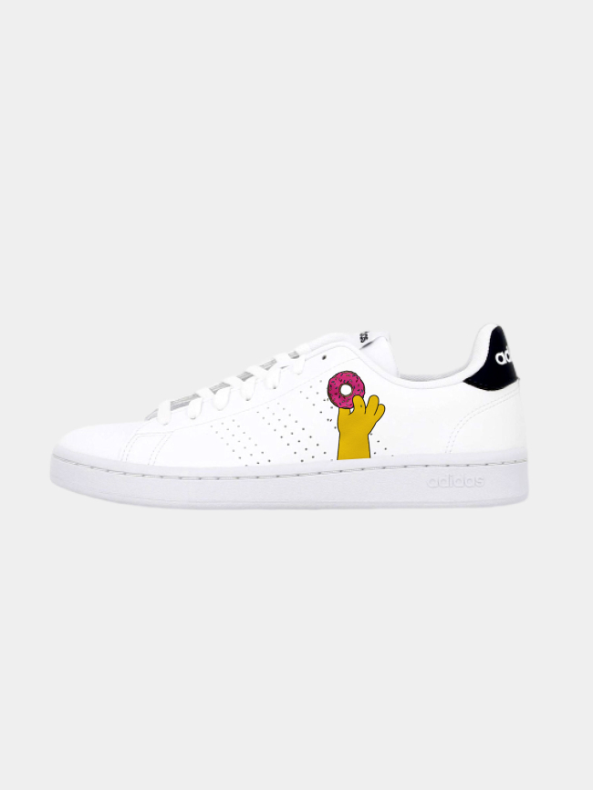 Baskets advantage donut homer blanc homme - Adidas