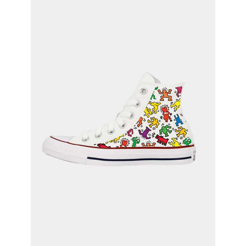 Converse montantes chuck taylor keith haring blanc - Converse