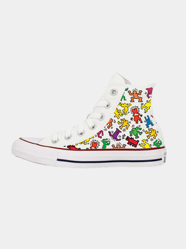 Converse montantes chuck taylor keith haring blanc - Converse