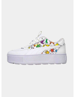 Baskets compensées karmen rebelle keith haring blanc femme - Puma