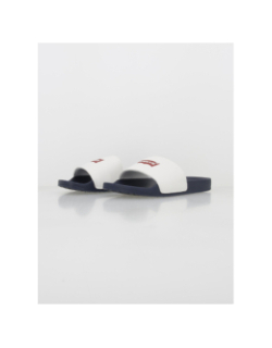 Claquettes june bleu marine blanc homme - Levi's