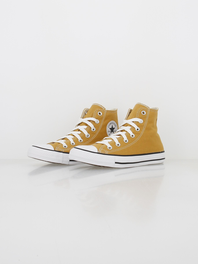 Converse chuck taylor all star en toile jaune miel - Converse