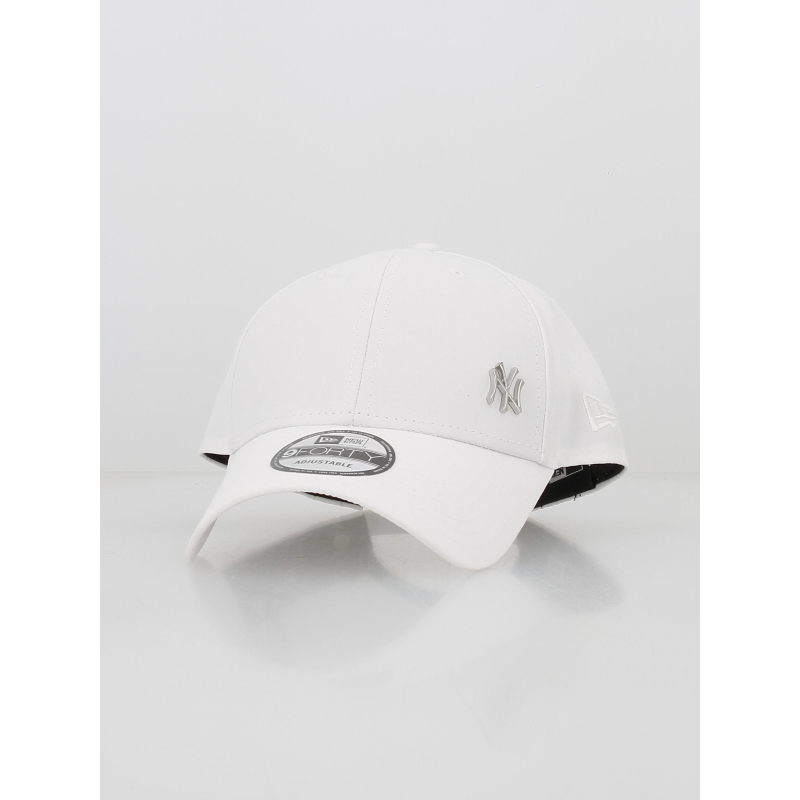 Casquette 9forty flawless logo métal blanc - New Era