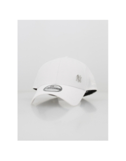 Casquette 9forty flawless logo métal blanc - New Era