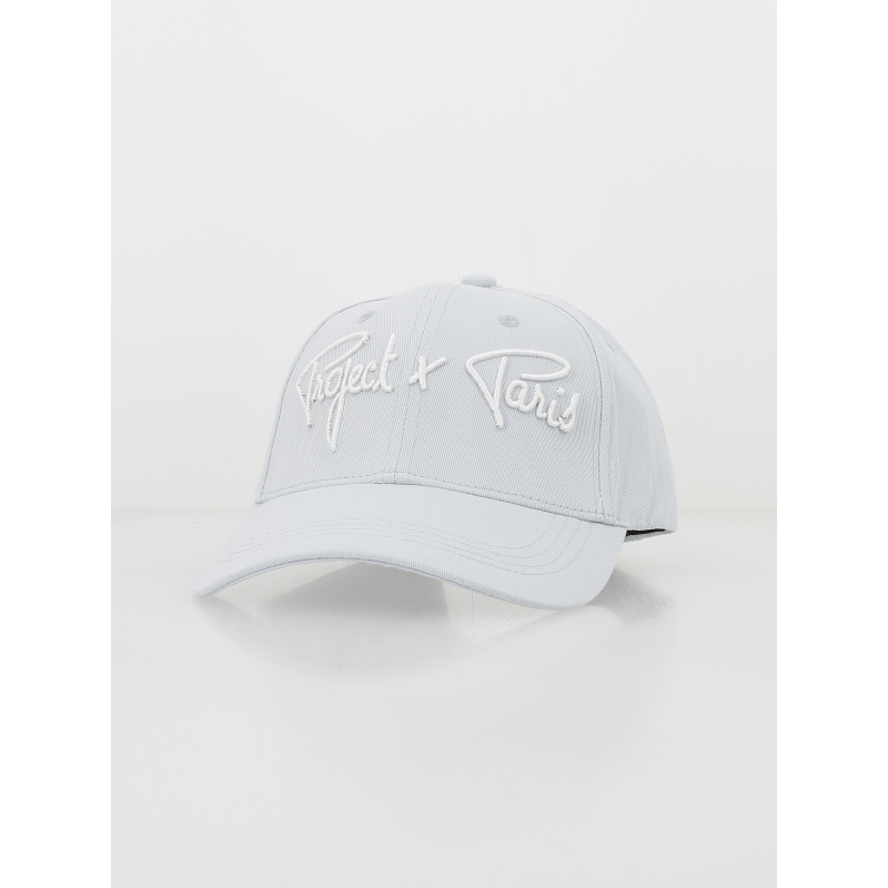 Casquette signature logo brodé bleu clair - Project X Paris