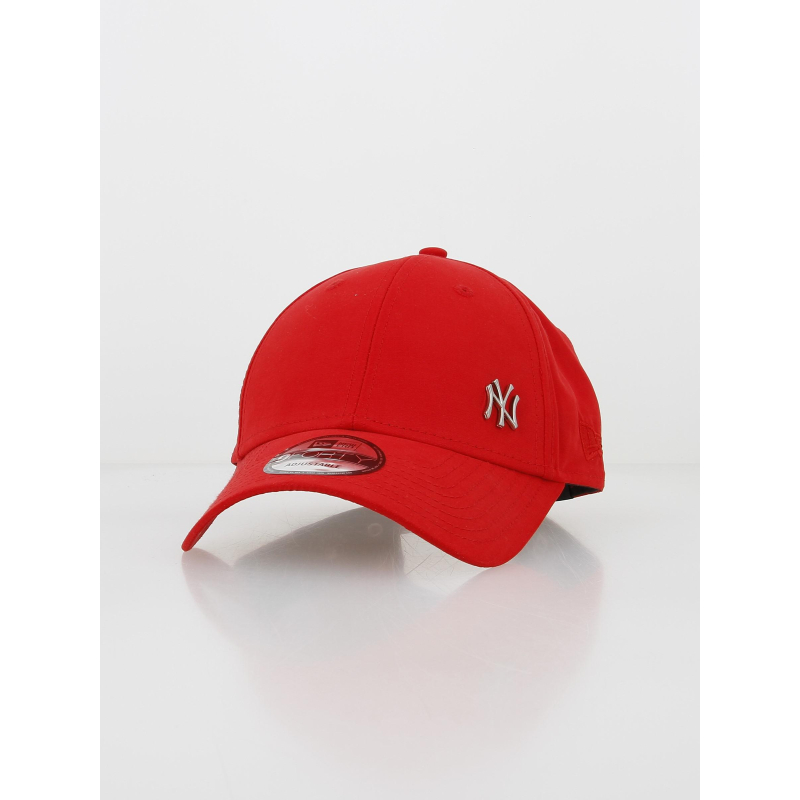 Casquette 9forty flawless logo métal rouge - New Era