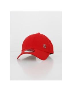 Casquette 9forty flawless logo métal rouge - New Era